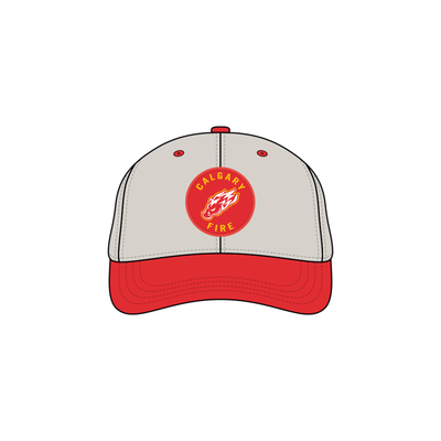 PUKKA GRY/RED PATCH SNAPBACK - FIRE