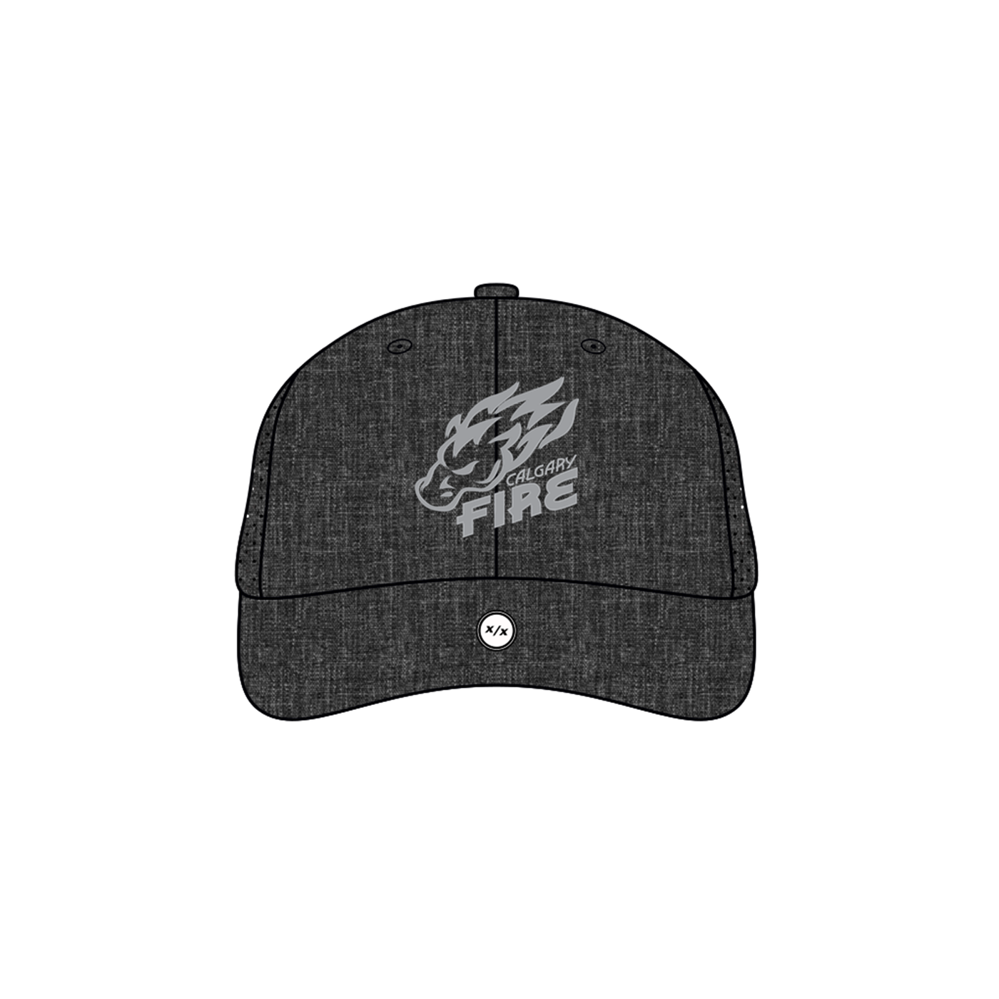 PUKKA CHARCOAL STRETCH FIT HAT - FIRE