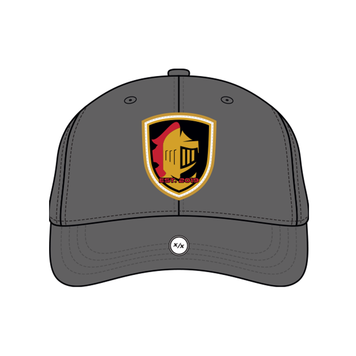 Knights Grey Fitted Hat