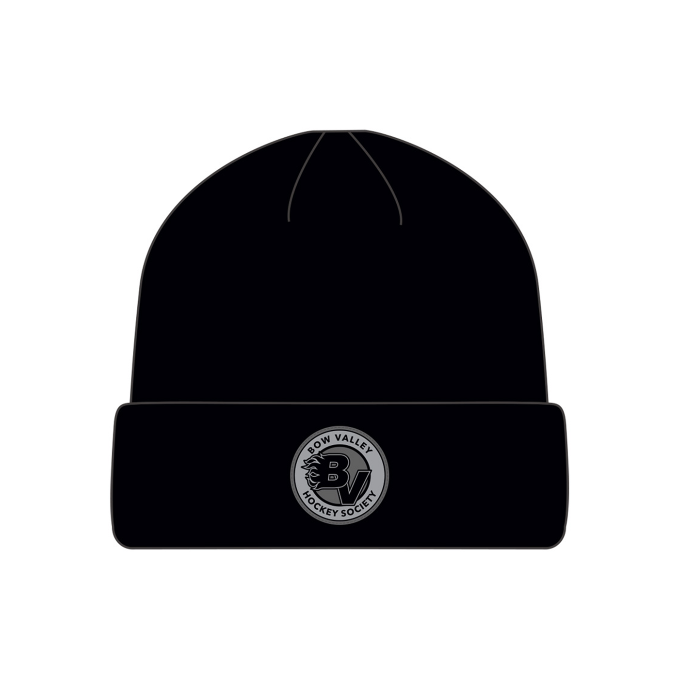 Bow Valley Black Knit Beanie