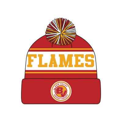 Bow Valley Flames Red Pom