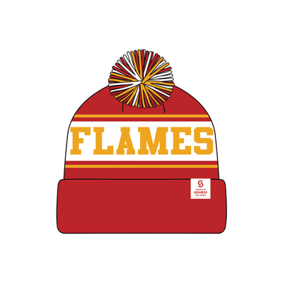 Bow Valley Flames Red Pom