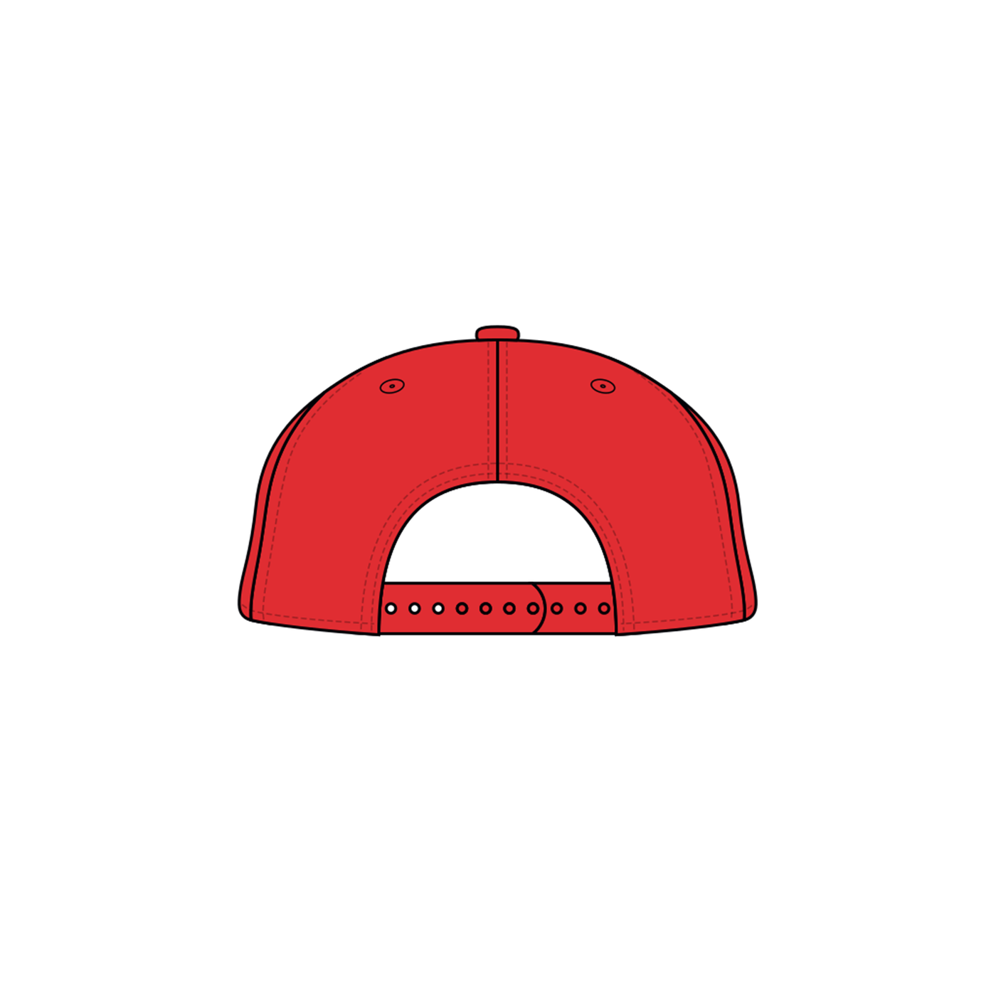 PUKKA RED PATCH SNAPBACK - FIRE