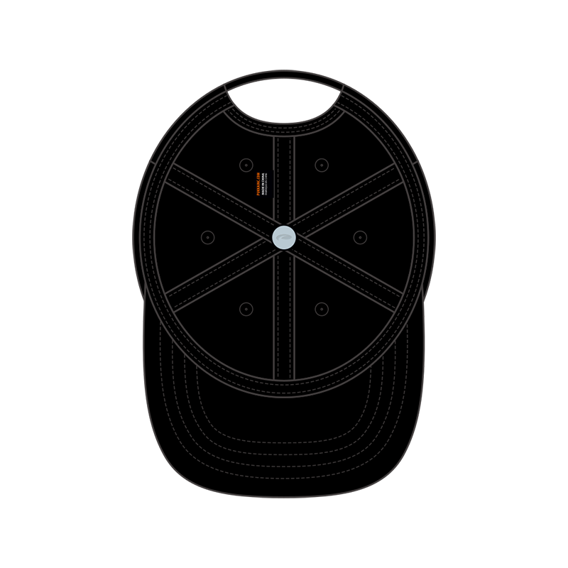 PUKKA BLACK ADJUSTABLE FIT HAT - INFERNO