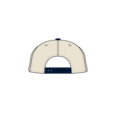 PUKKA CREAM/NVY SNAPBACK- NWW