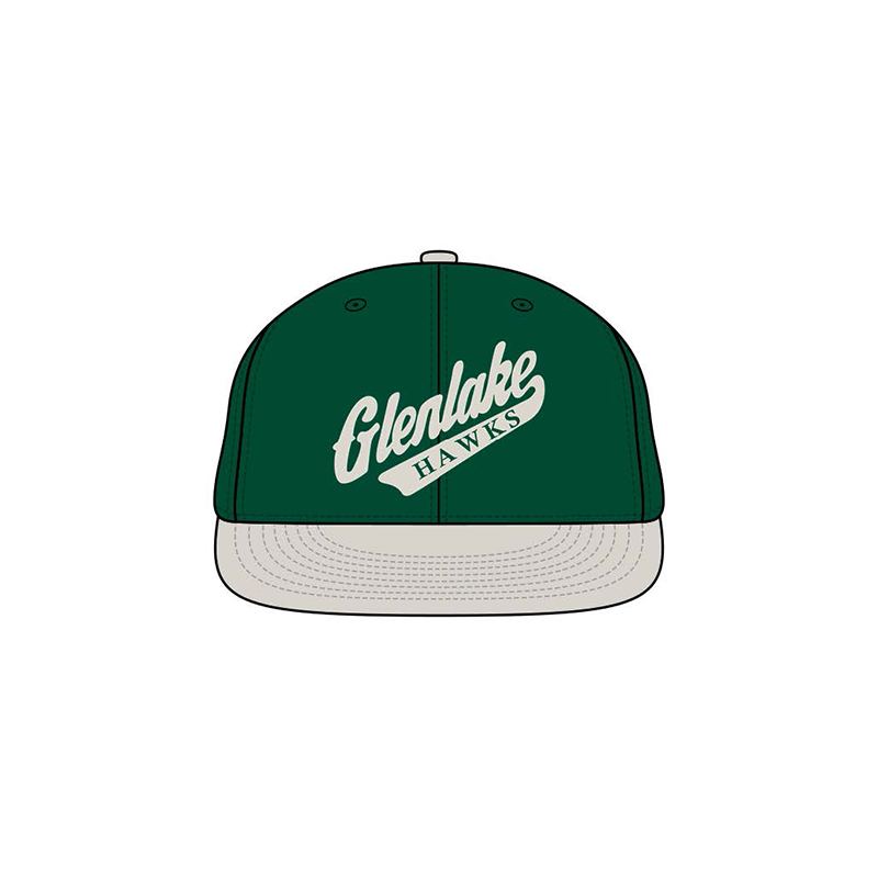 PUKKA GRN/GREY FLAT SNAPBACK - GLENLAKE