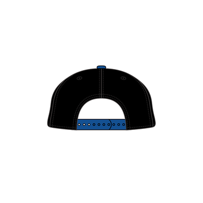 PUKKA BLACK/BLUE PATCH HAT - SCRA