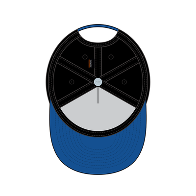 PUKKA BLACK/BLUE PATCH HAT - SCRA