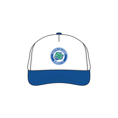 PUKKA WHITE/BLUE PATCH HAT - SCRA