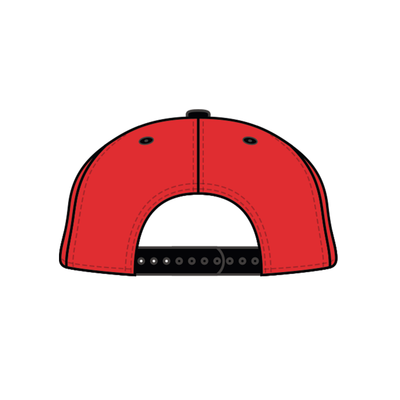 Trails West Blk/Red Snapback