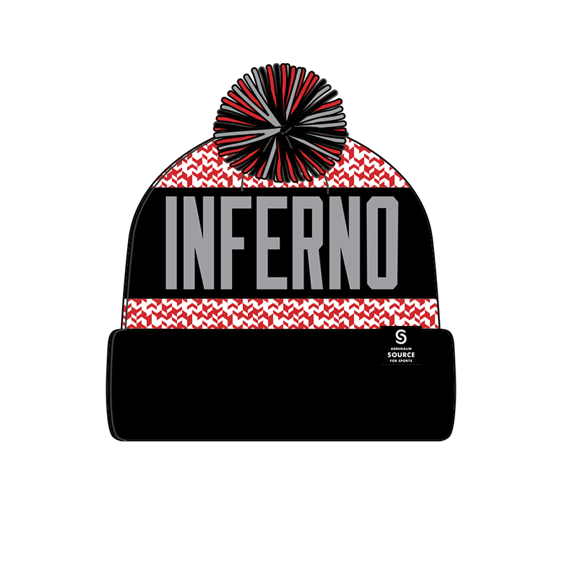 PUKKA BLACK/RED MARLED POM - INFERNO