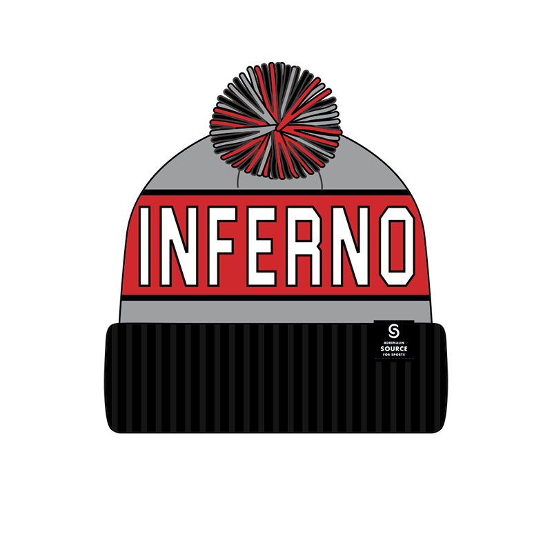 PUKKA BLK/GRY/RED POM - INFERNO