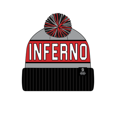 PUKKA BLK/GRY/RED POM - INFERNO