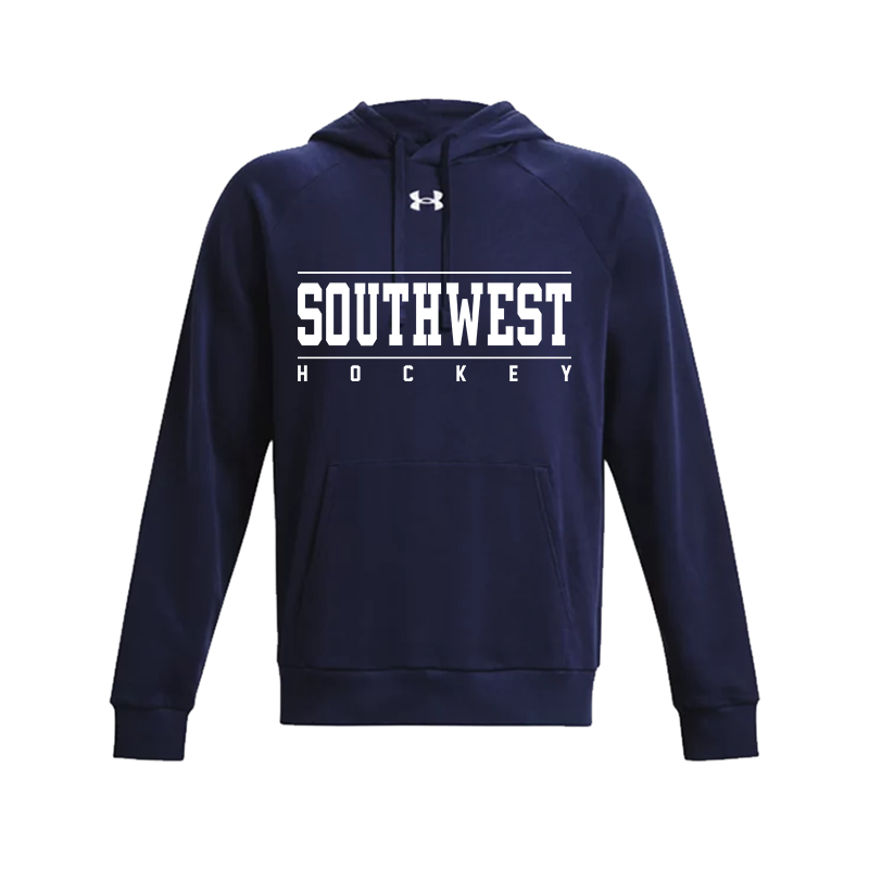 UA RIVAL FLEECE YOUTH HOODIE - SOUTHWEST