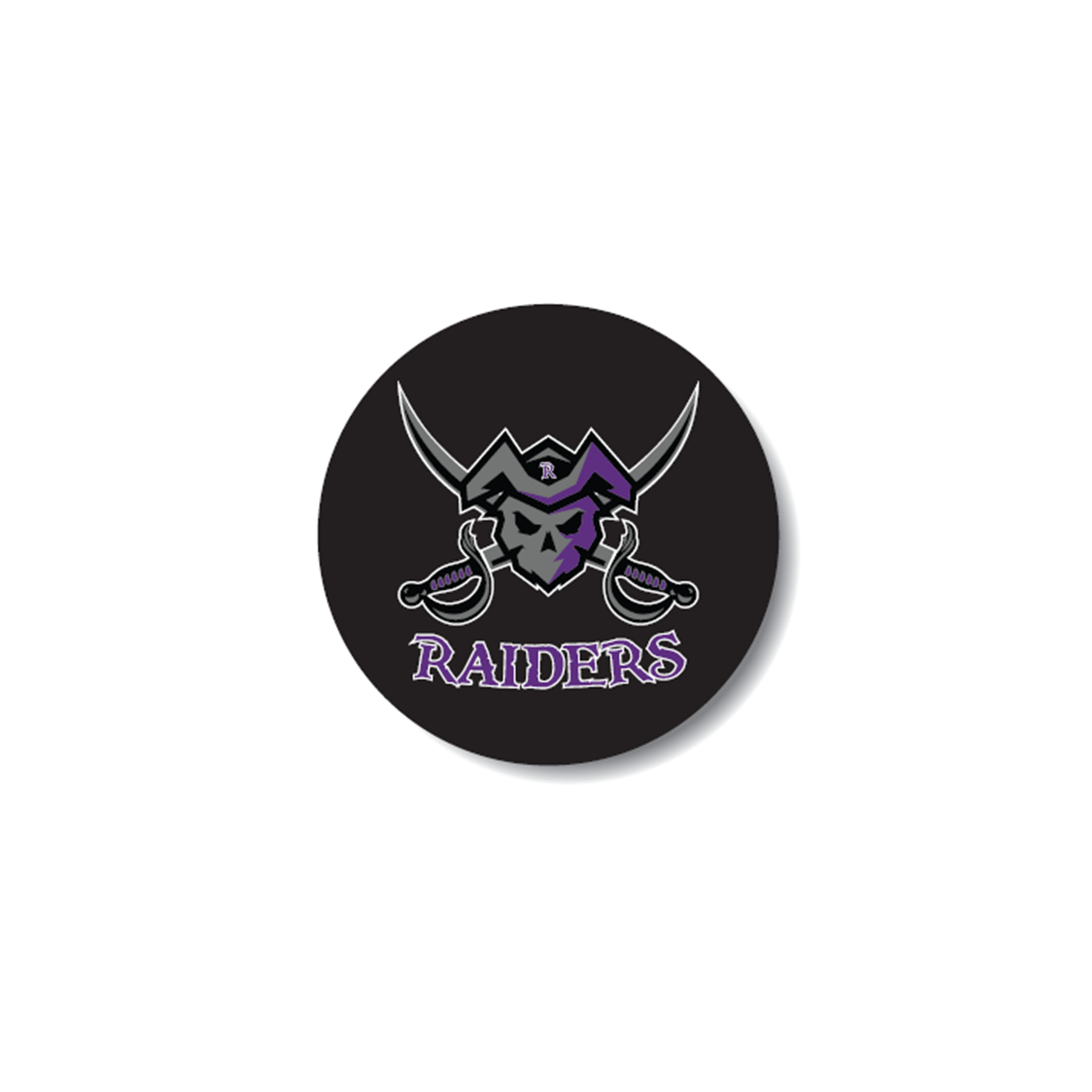 CUSTOM TEAM PUCK - RAIDERS