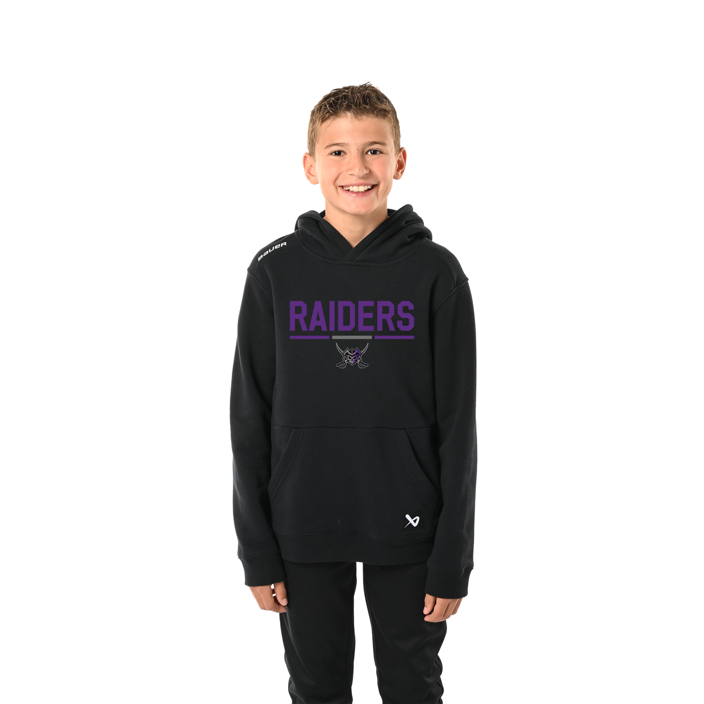 S25 BAUER TEAM ULTIMATE YTH HOODIE - RAIDERS