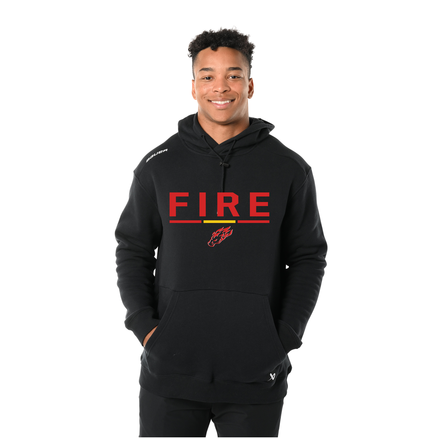 S25 BAUER TEAM ULTIMATE SR HOODIE - FIRE