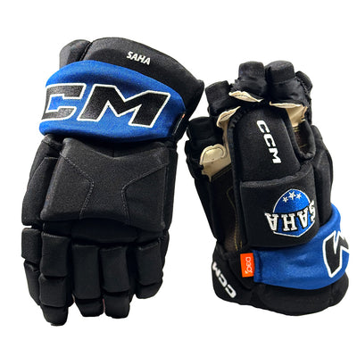 GLOVE CCM TACK 95C SR BLK/ROY - SAHA