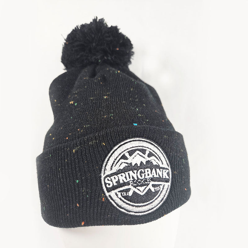 AA TOQUE BLACK/BLACK POM SPRINGBANK
