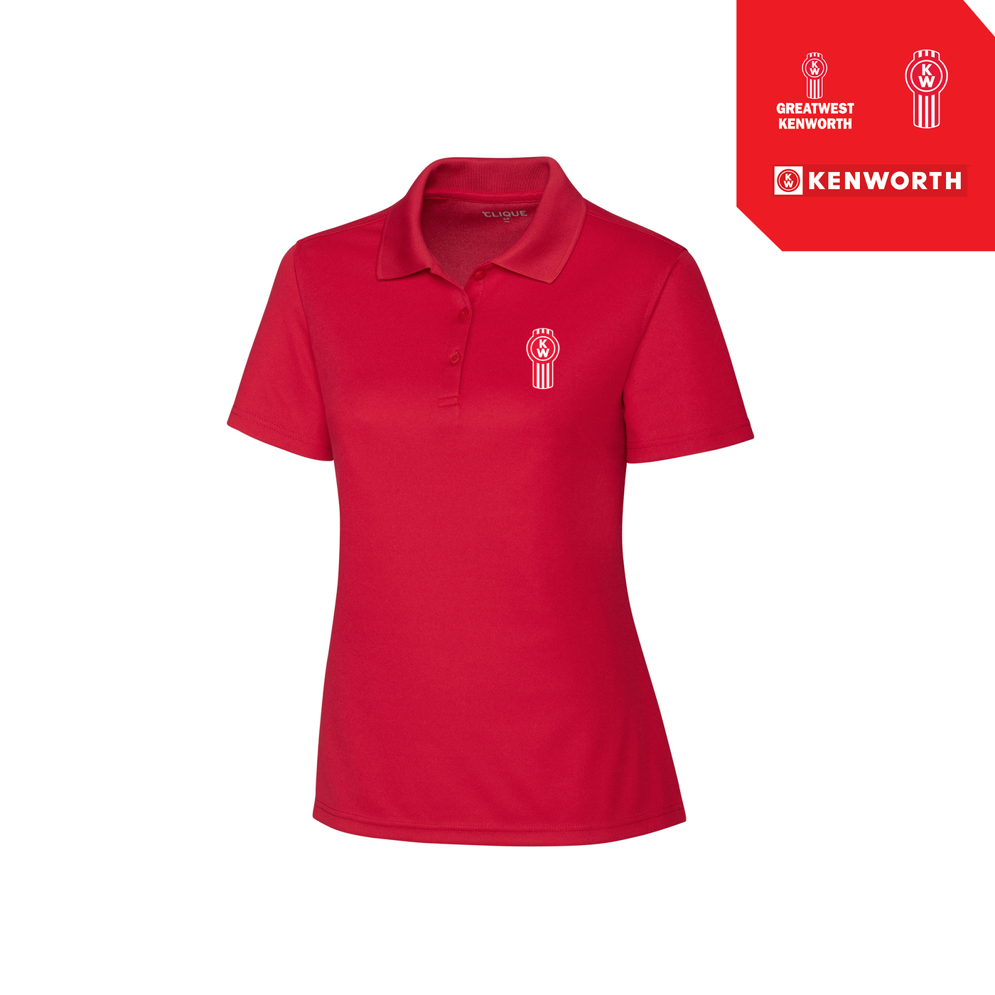 CLIQUE WOMENS SPIN ECO POLO - KENWROTH