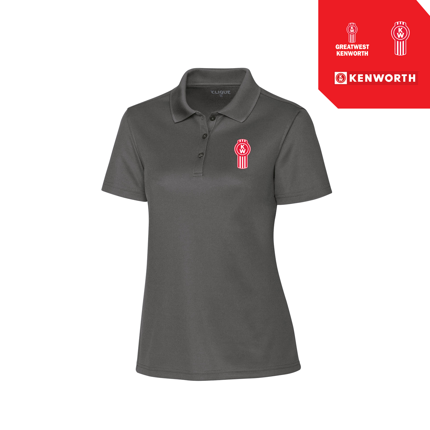 CLIQUE WOMENS SPIN ECO POLO - KENWROTH