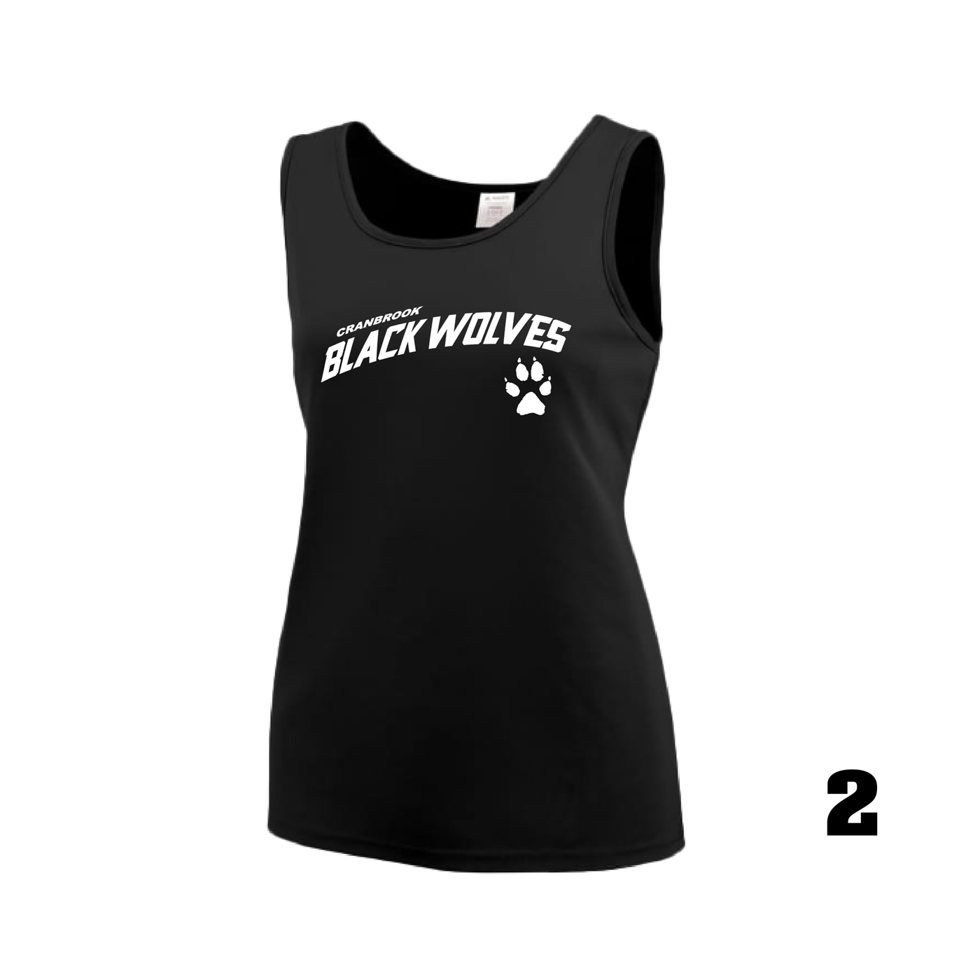 AUGUSTA WOMENS TRAINING TANK - CBK WOLVES