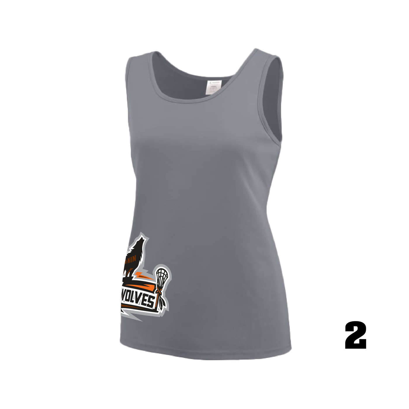 AUGUSTA WOMENS TRAINING TANK - CBK WOLVES