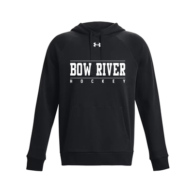 UA RIVAL FLEECE YOUTH HOODIE - BOW RIVER