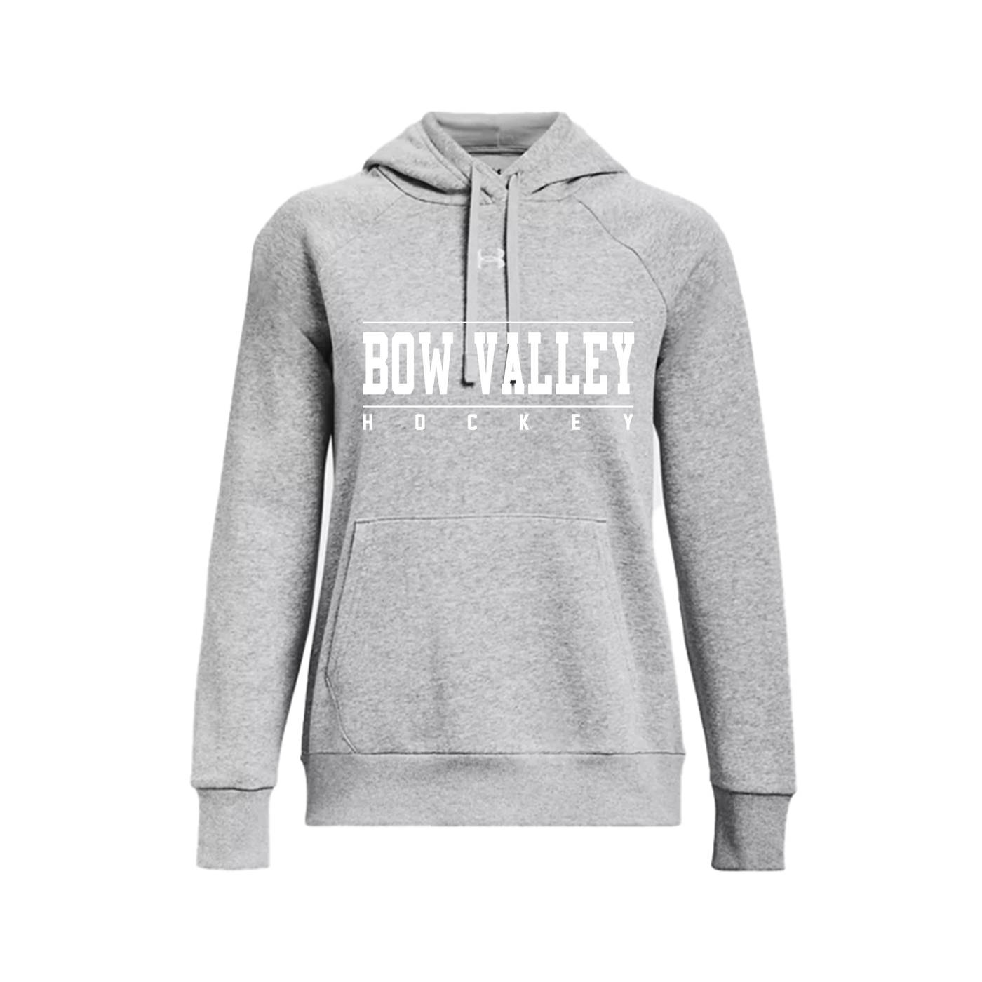 UA RIVAL FLEECE WOMENS HOODIE - BOW VALLEY