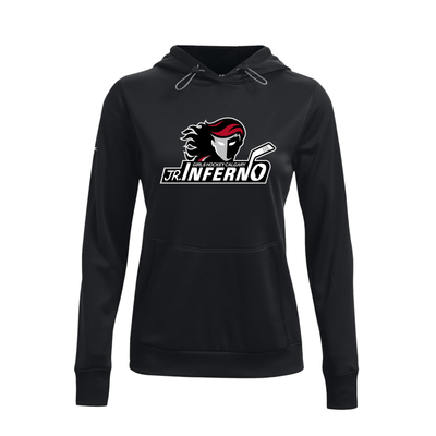 UA STORM WOMENS HOODIE - INFERNO