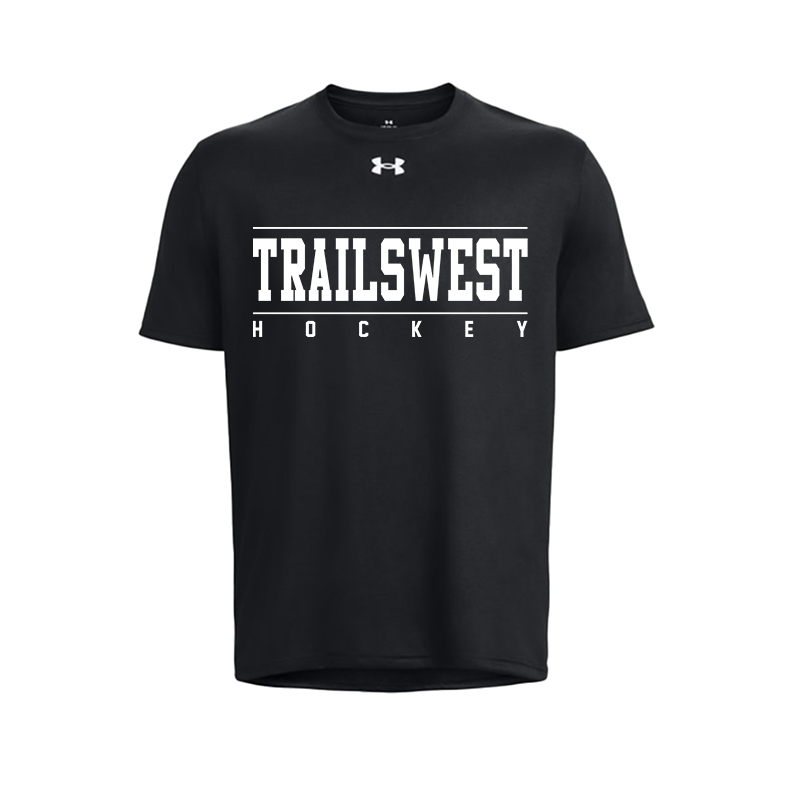 UA TEAM TECH ADULT TEE -  TRAILS WEST