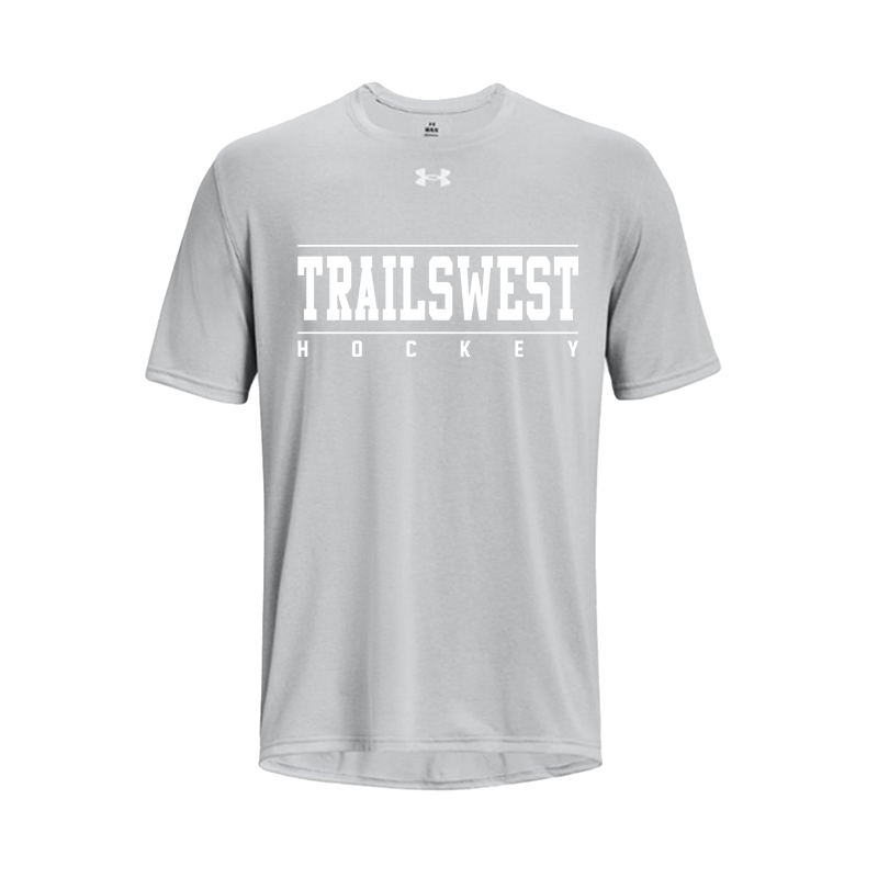UA TEAM TECH ADULT TEE -  TRAILS WEST