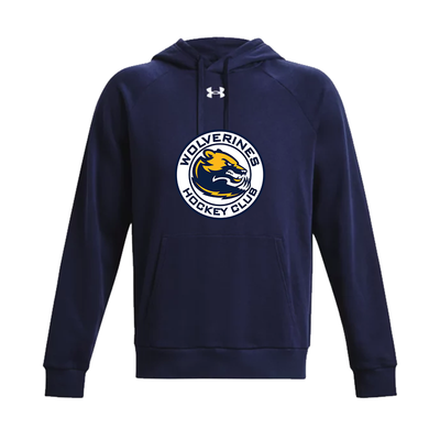 UA RIVAL FLEECE HOODIE - WOLVERINES