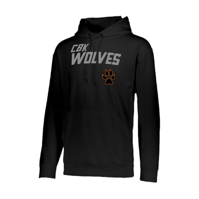 AUGUSTA WICKING FLEECE YOUTH HOODIE - CBK WOLVES