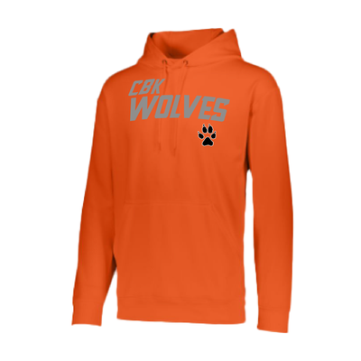 AUGUSTA WICKING FLEECE YOUTH HOODIE - CBK WOLVES