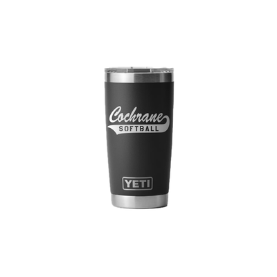 YETI RAMBLER 20 OZ TUMBLER - COCHRANE BASEBALL