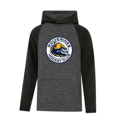 DYNAMIC TWO TONE YOUTH HOODIE - WOLVERINES