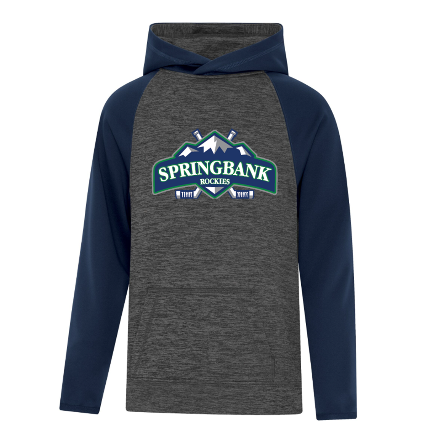 Dynamic Two Tone Youth Hoodie - Springbank