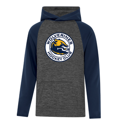 DYNAMIC TWO TONE YOUTH HOODIE - WOLVERINES