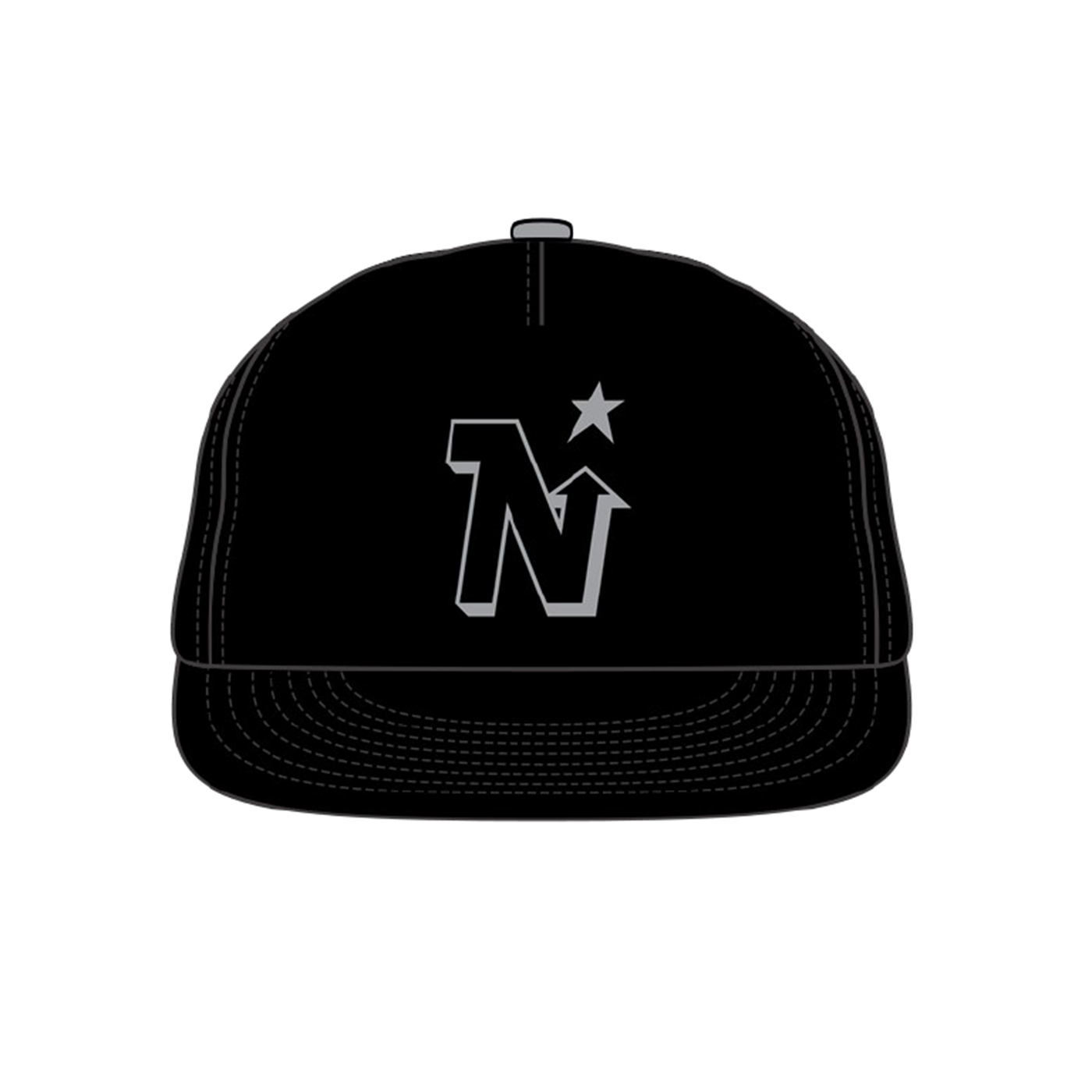 Northstars Black Snapback