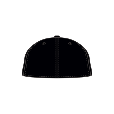 Trails West Fitted Black Hat